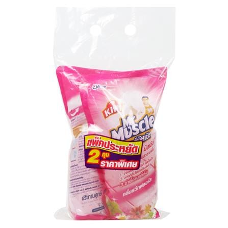 น้ำยาทำความสะอาดพื้น KIWI MR.MUSCLE 800ml แพ็คคู่ SWEET FLORAL_2