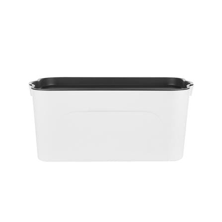 STORAGE BOX STACKO LARZE S 32X21X14CM WHITE/GRAY LID_1