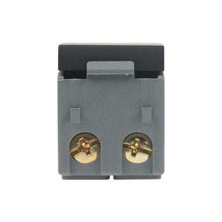 สวิตช์ 2 ทาง HACO TJ-W2711A-2-SBL ขนาด 1 ช่อง สีแม็ทดาร์ค_1