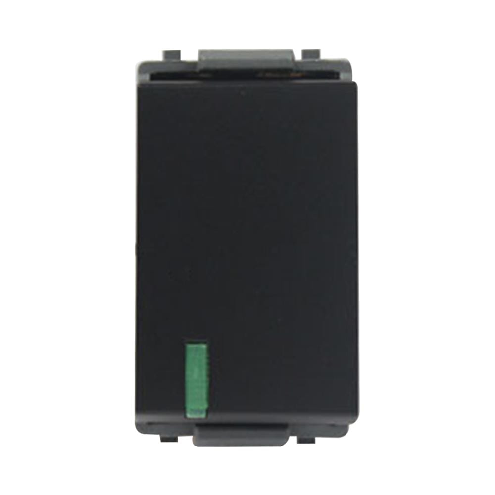 สวิตช์ 1 ทาง HACO J-W2711-SBL 16A ขนาด 1 ช่อง สีแม็ทดาร์ค
