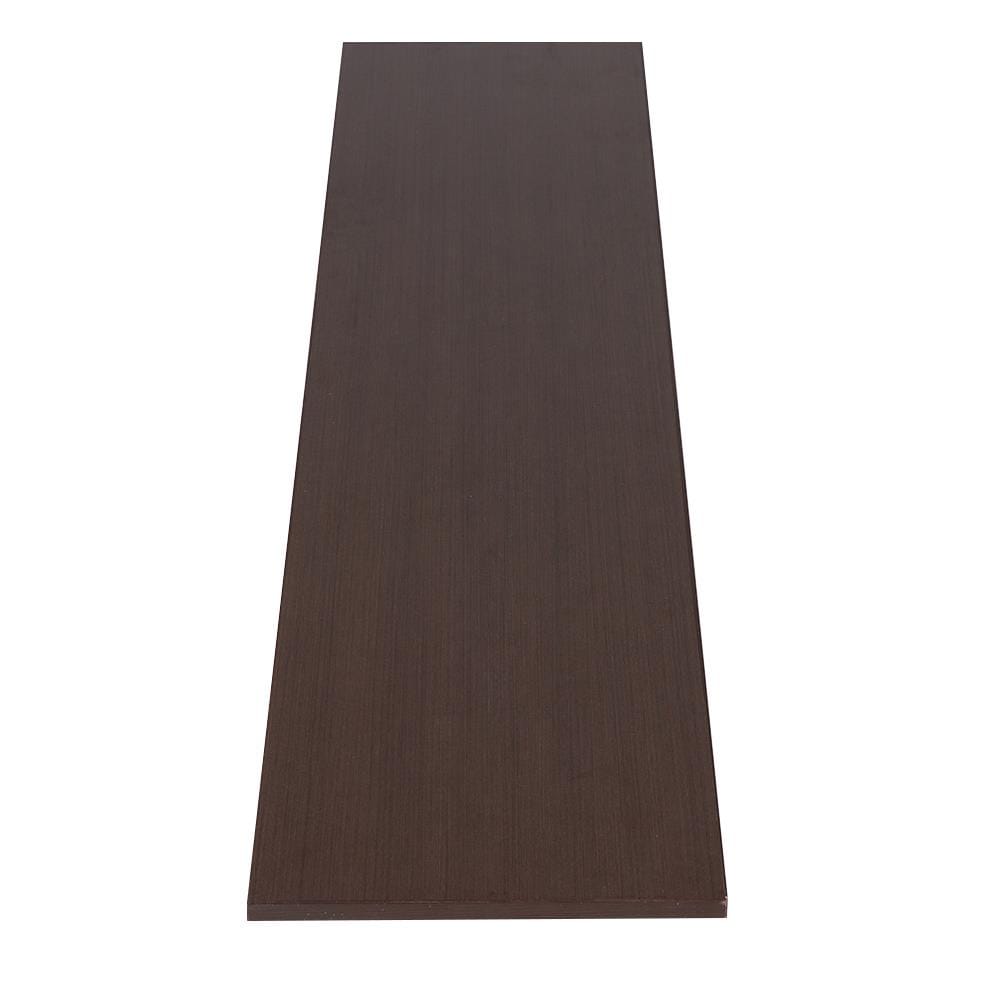 แผ่นชั้นไม้เมลามีน STACKO 120x30x1.6 ซม. สีเวงเก้