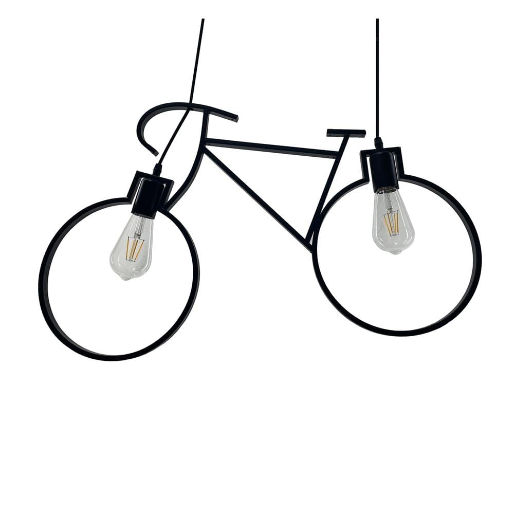 ไฟช่อ EVL HG-0019/2 สีดำ 2 หัว