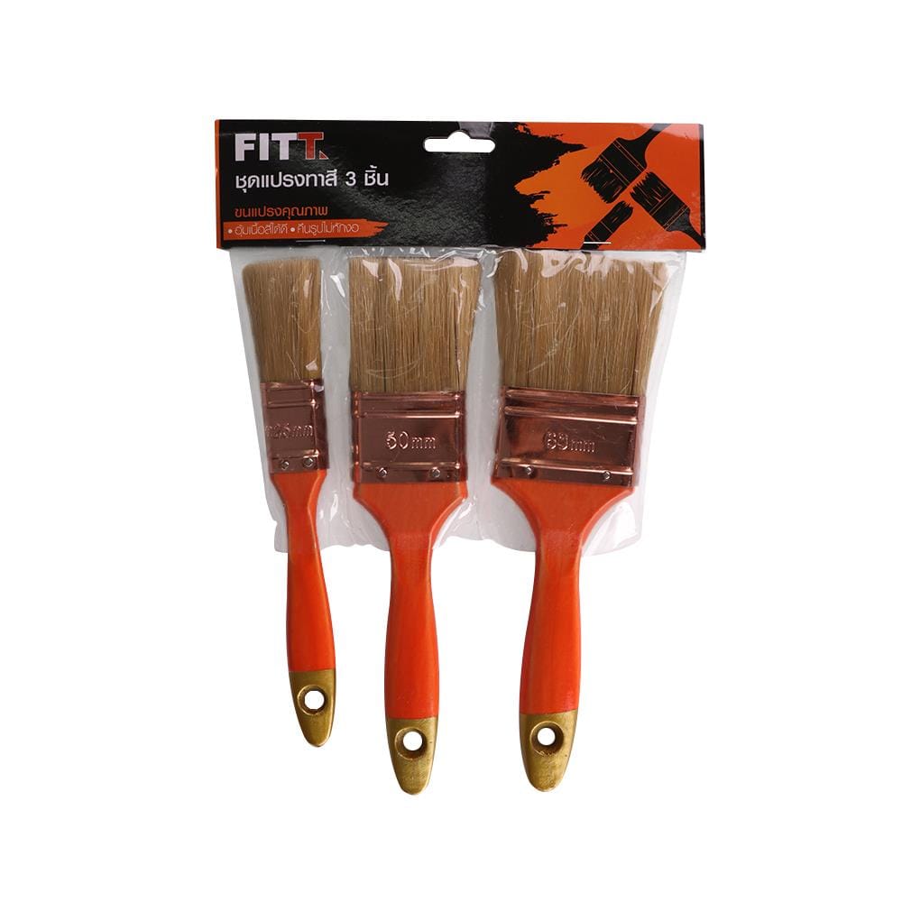 PAINT BRUSH SET FITT BL3PK 1", 2", 3"