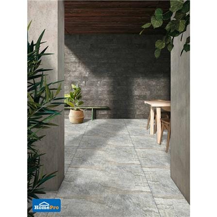 PORCELAIN FLOOR TILE 16x16IN COTTO MOLKA GREY EXC PM_1