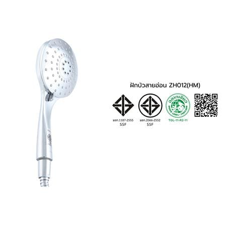 ชุดฝักบัวสายอ่อน 3 ระดับ COTTO ZH012(HM) สีโครม_3