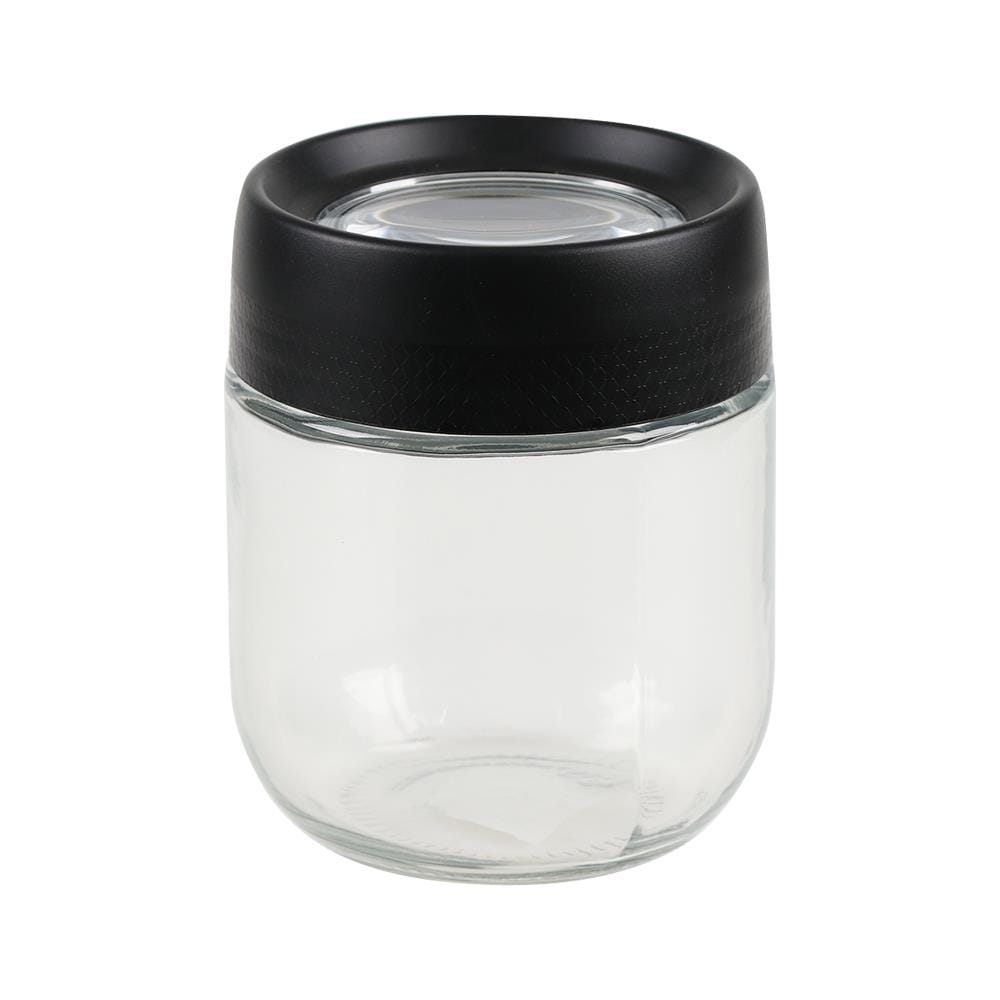 ขวดโหลแก้วฝาเกลียว MAGNIFF 0.35 ลิตร สีดำ_1