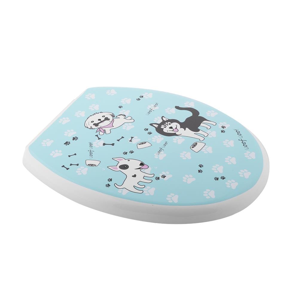 ฝารองนั่งพลาสติก MOYA L-3102 ลายหมา