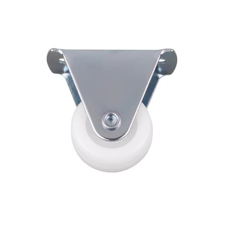 ลูกล้อ PP FITT 193025 แป้นตาย ไม่มีเบรก 1 นิ้ว สีขาว