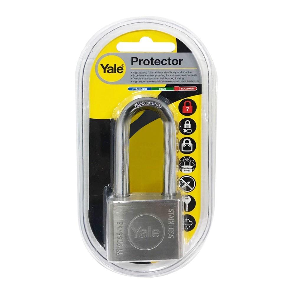กุญแจลูกปืน YALE Y119DLSS 45 มม.