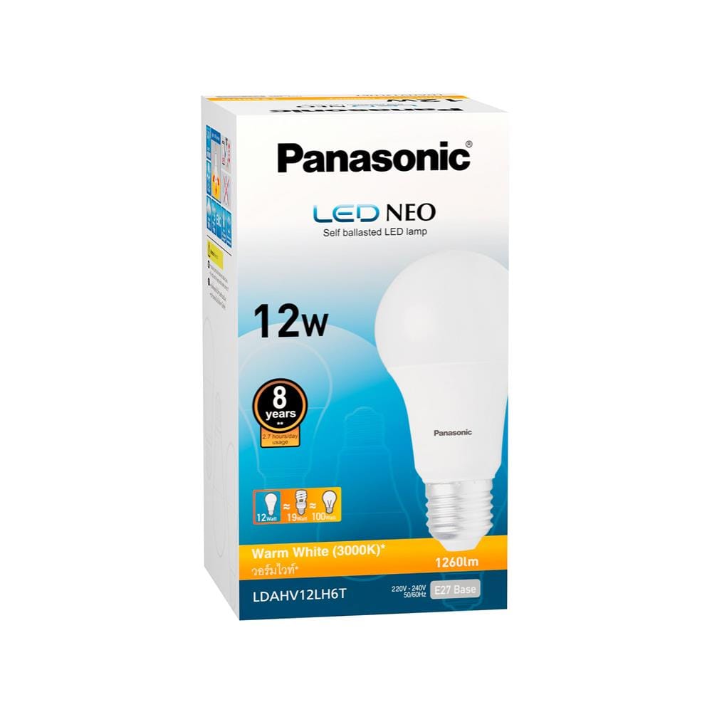 LED BULB PANASONIC NEO 12W WARM WHITE E27