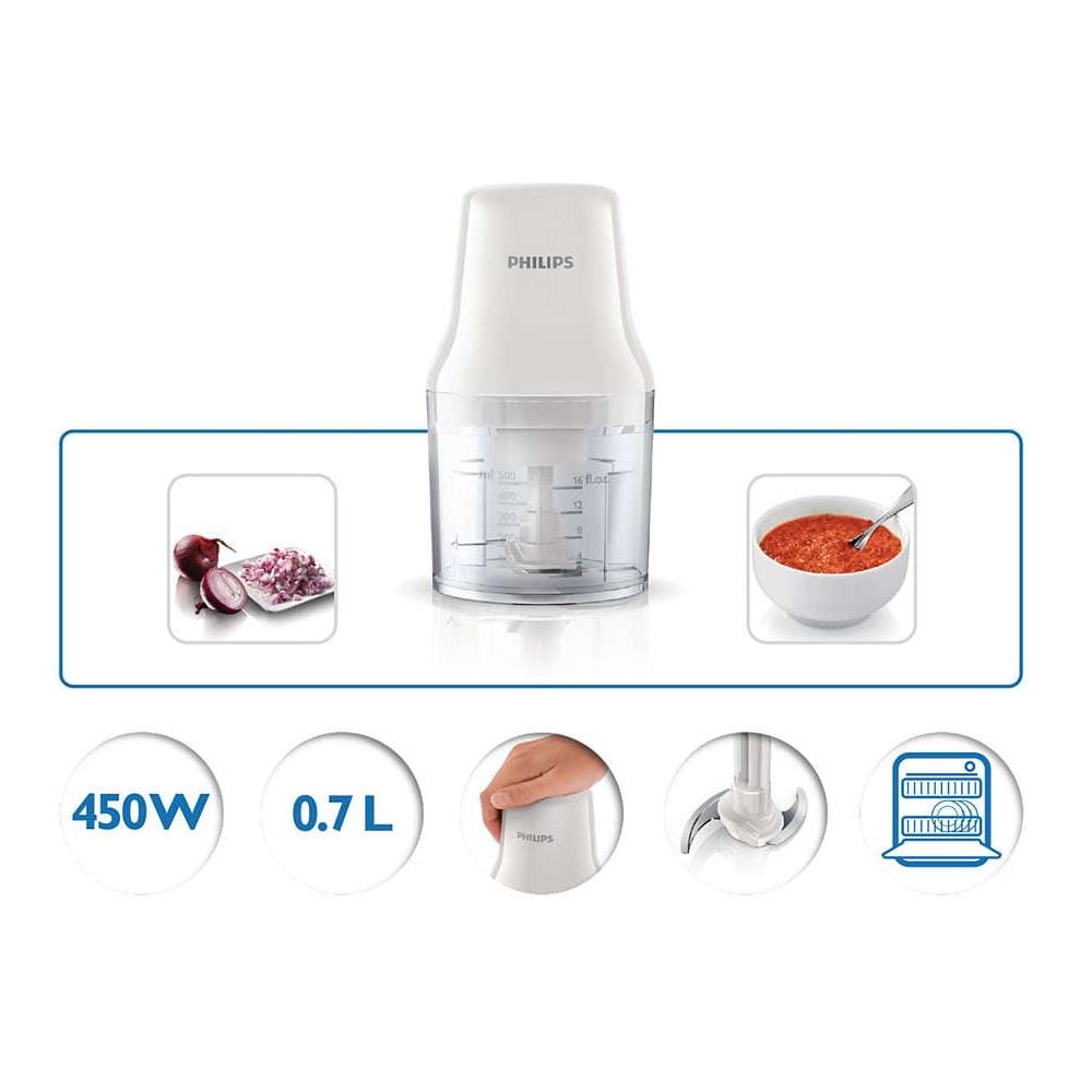 เครื่องบดสับอาหาร PHILIPS HR1393/00 0.70ลิตร