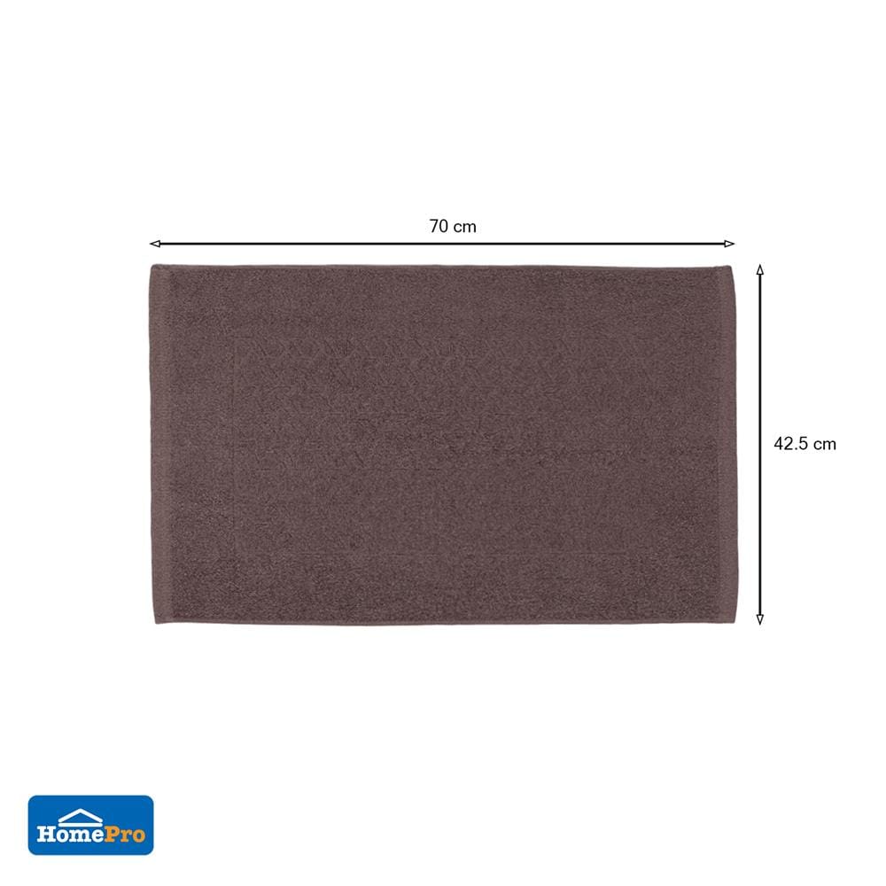 พรมขนหนู HOME LIVING STYLE BASKET 17X28 นิ้ว สีน้ำตาล