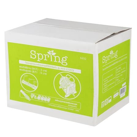 สายยางโรลตั้งพื้น SPRING N10 1/2 นิ้วx20M สีเขียว-เทา_5