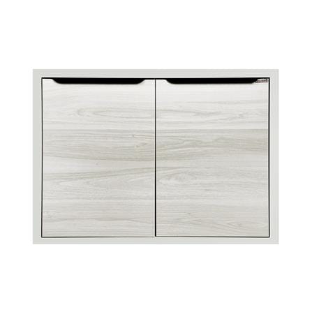 บานซิงค์คู่ KITZCHO GLOSSY 86x66 ซม. สีคริสตัลไวท์