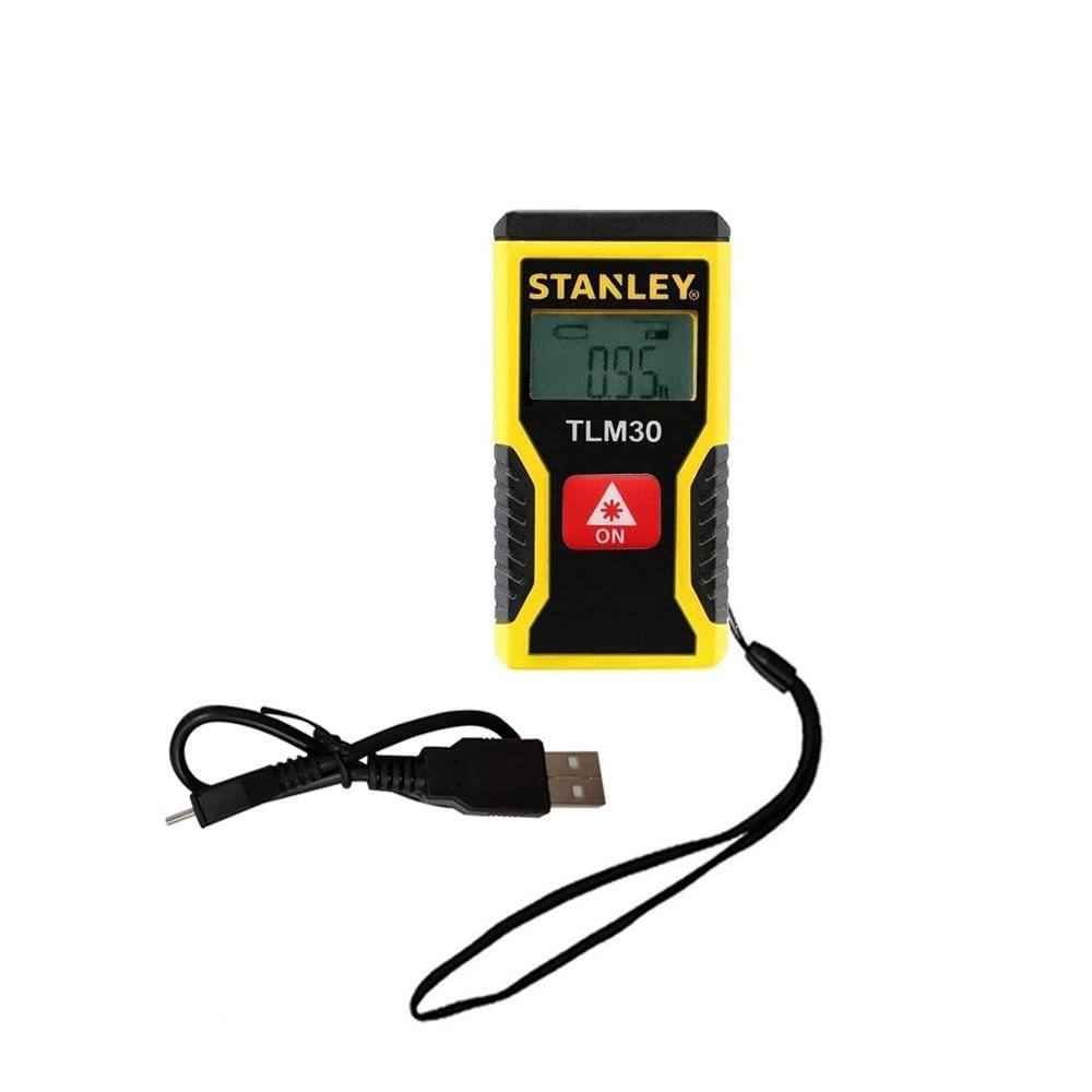POCKET LASER DISTANCE MEASURER STANLEY STHT77425 TLM30 BLACK/YELLOW