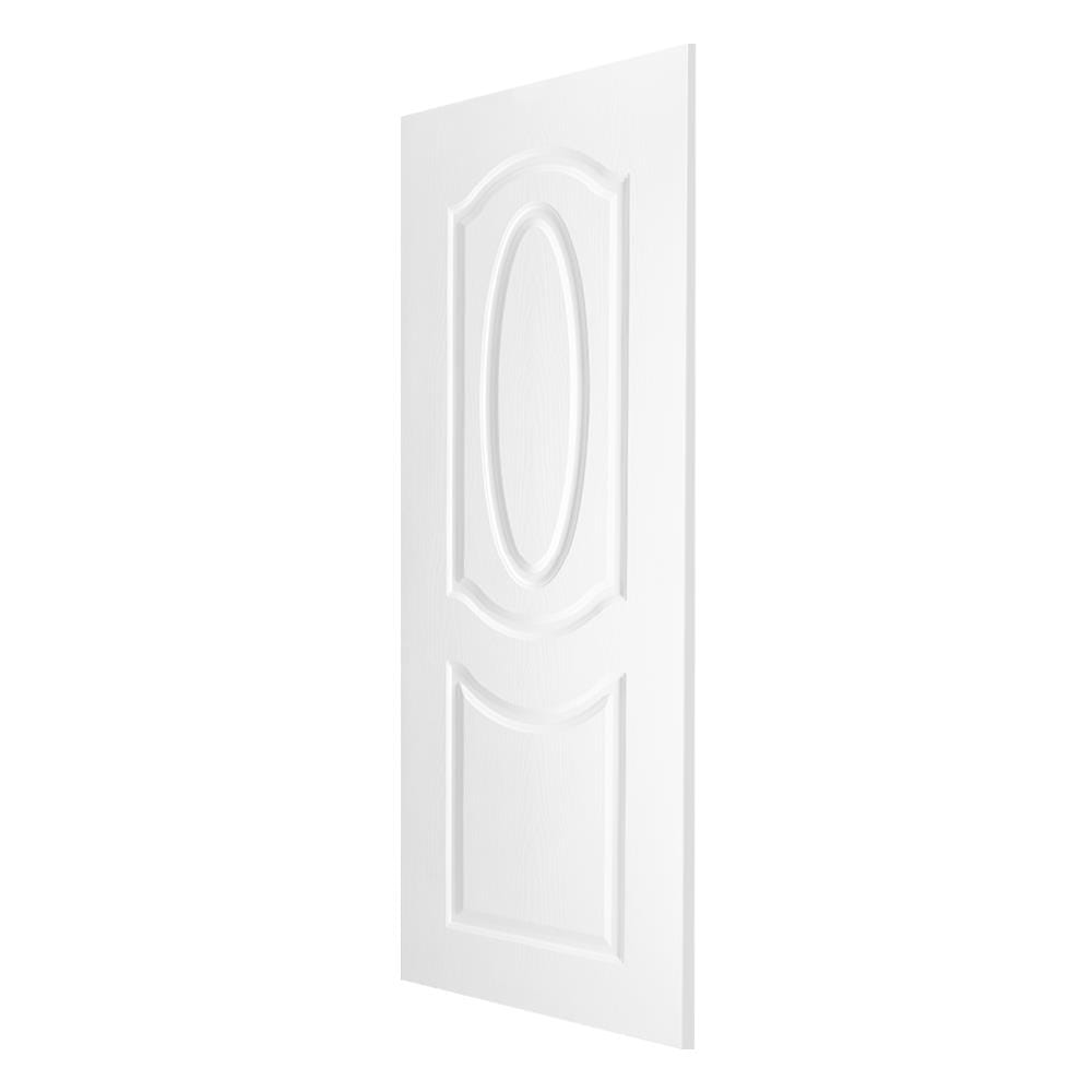 ประตูภายนอก UPVC AZLE ET02 70x200 ซม. สีขาว ไม่เจาะลูกบิด