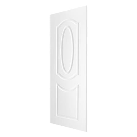 ประตูภายนอก UPVC AZLE ET02 70x200 ซม. สีขาว ไม่เจาะลูกบิด_1