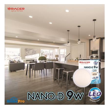 ดาวน์ไลท์ LED RACER NANO-D 5.7 นิ้ว 9 วัตต์ WARM WHITE สีขาว_4