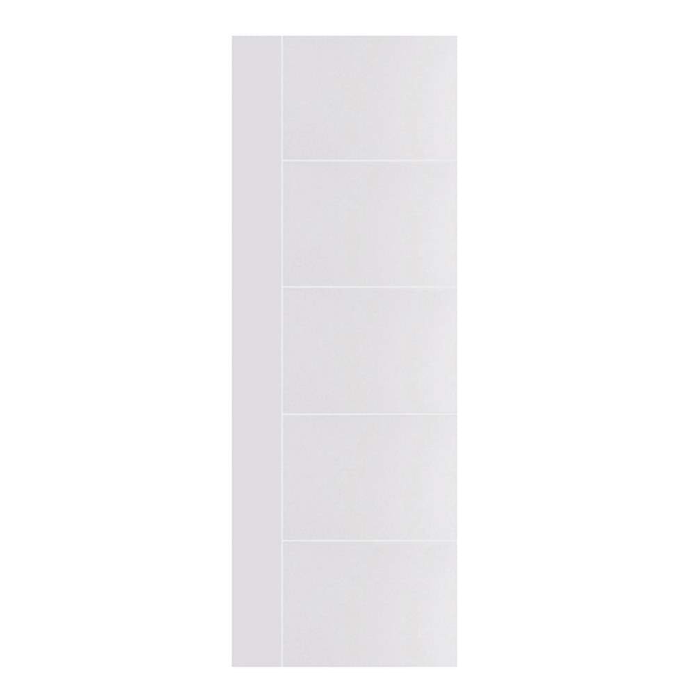 ประตูภายนอก UPVC AZLE MD6 70X200 ซม. สีขาว ไม่เจาะลูกบิด