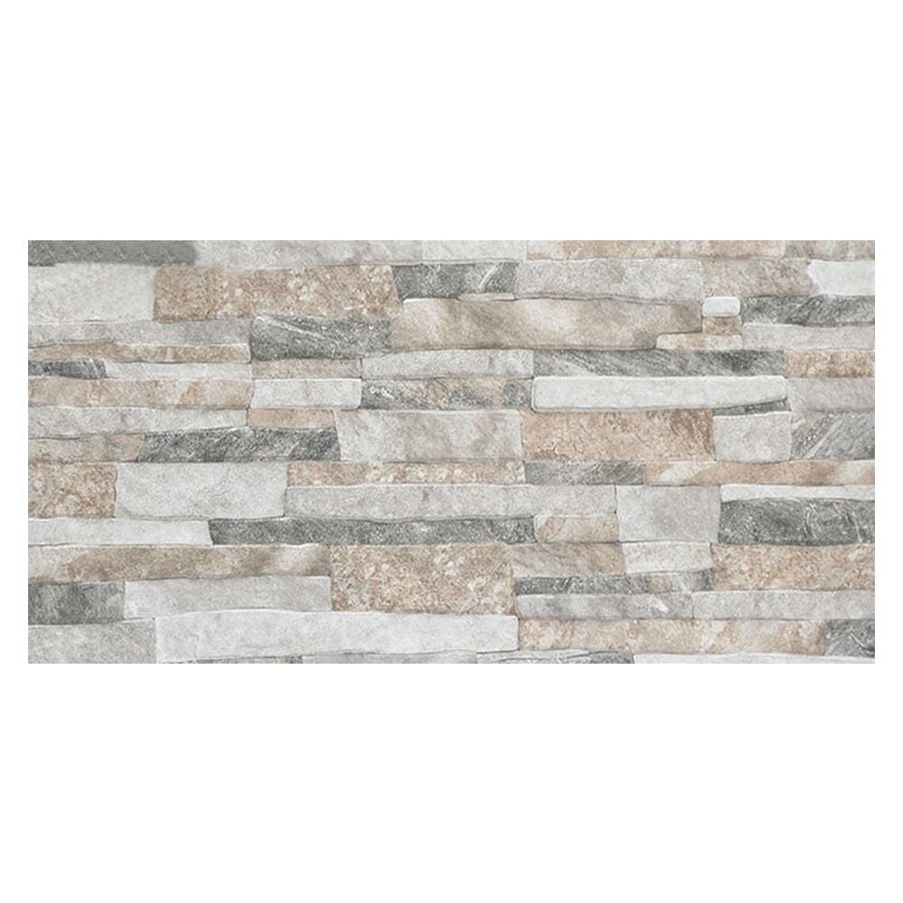 WALL TILE 30x60CM EASTMAN CARMEN STON BROWN/GREY 1.44SQ.M