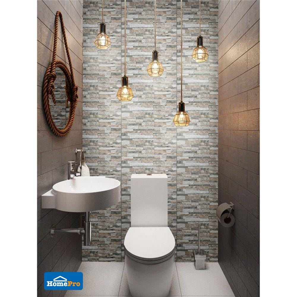 WALL TILE 30x60CM EASTMAN CARMEN STON BROWN/GREY 1.44SQ.M