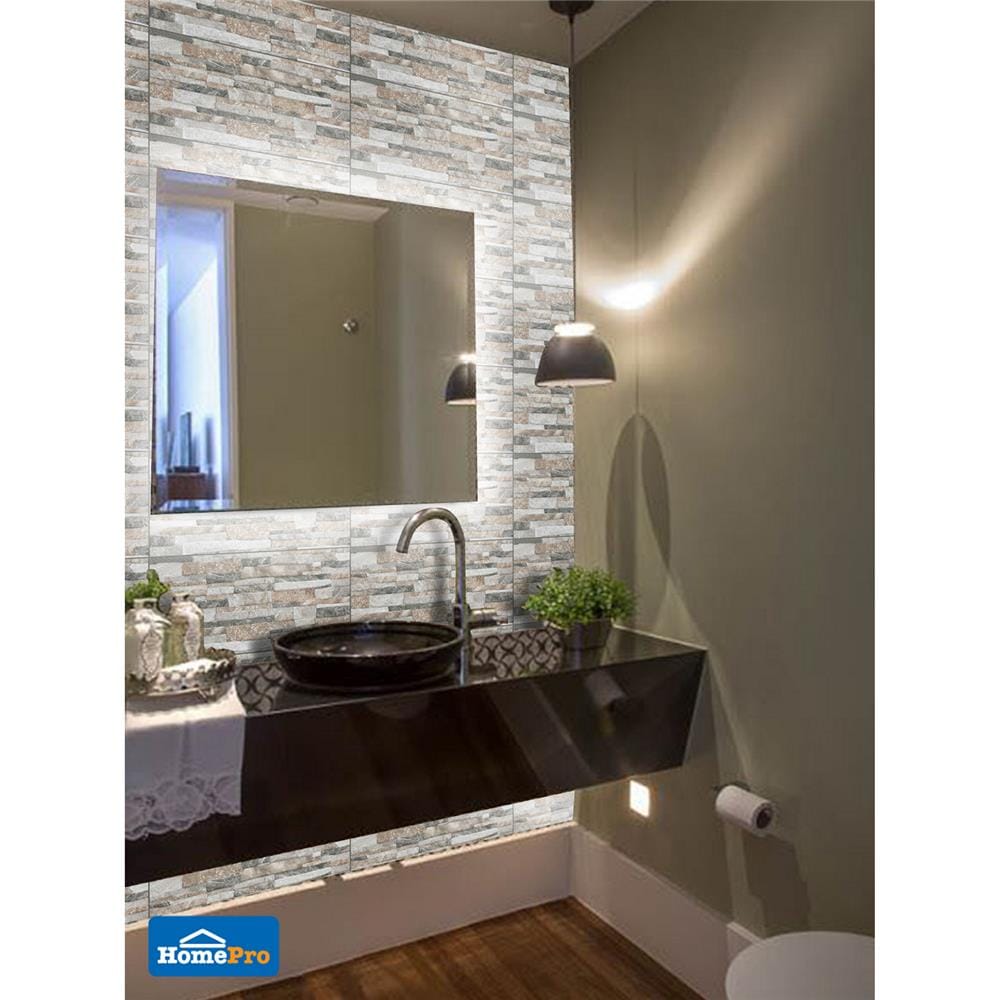 WALL TILE 30x60CM EASTMAN CARMEN STON BROWN/GREY 1.44SQ.M