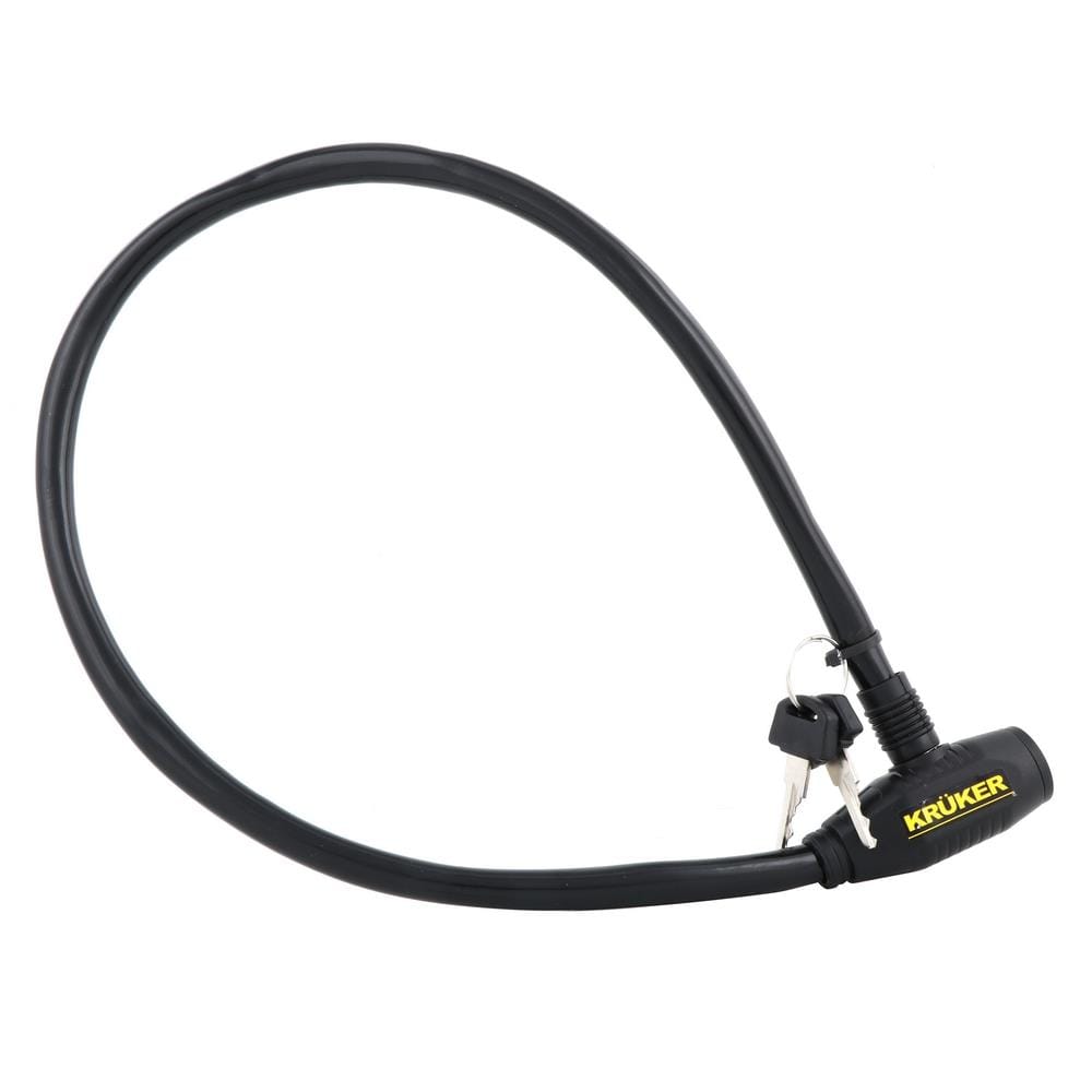 กุญแจจักรยาน KRUKER CABLE LOCK สีดำ