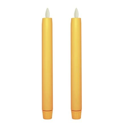 เชิงเทียนเป่าดับ LED CLAIRE 25 ซม. สีเหลือง_0
