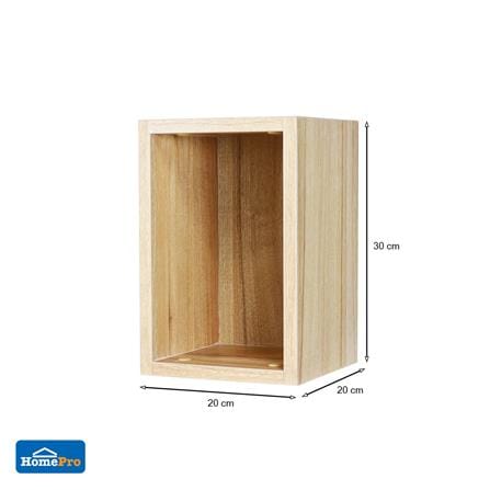 ชั้นติดผนัง STACKO METIC 20x20x30 ซม. สีโรมา_6