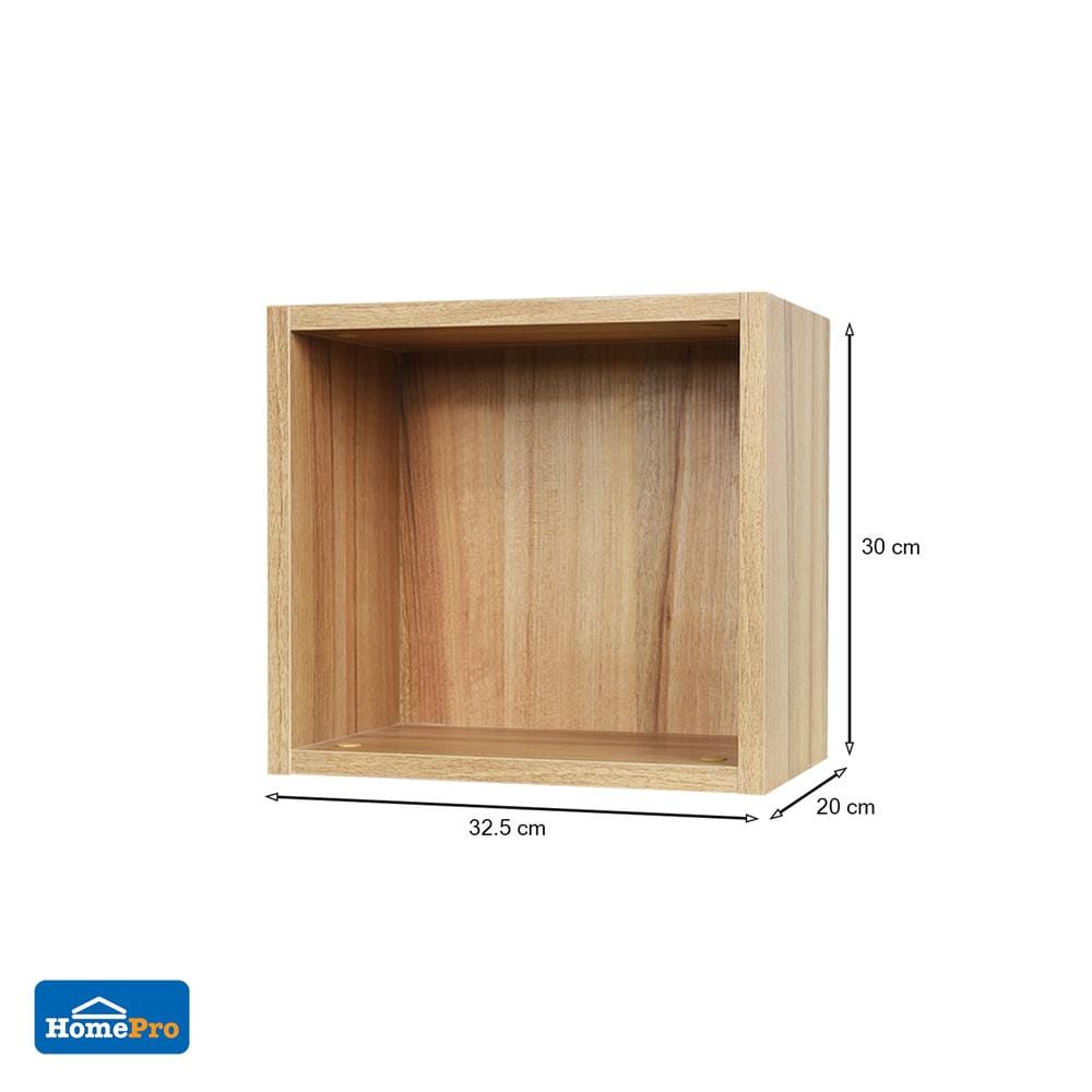 ชั้นติดผนัง STACKO METIC 32.5x20x30 ซม. สีโรมา