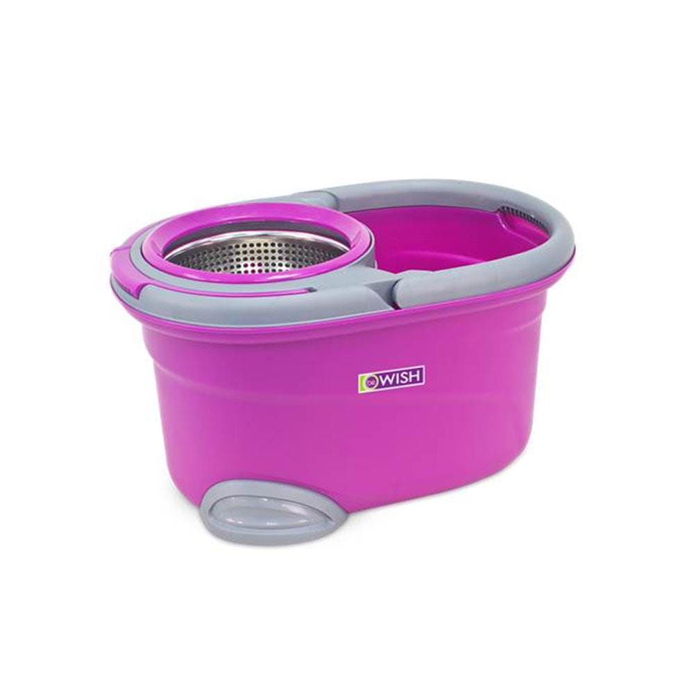 ชุดอุปกรณ์ถังปั่นพร้อมไม้ม็อบ BE WISH PINK DAILY 2 สีชมพู