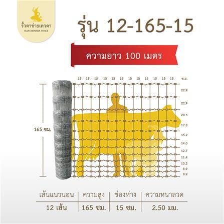 ตาข่ายถักปม เทวดา 12 เส้น 1.65x100 ม._2