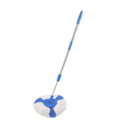 ไม้ม็อบไมโครไฟเบอร์หัวสามเหลี่ยม SWASH 15 นิ้ว สีฟ้า