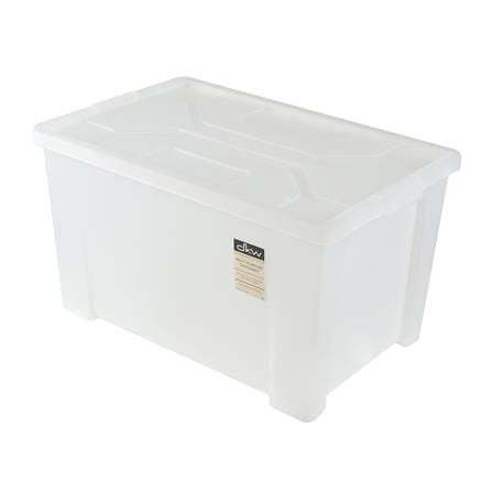 กล่องเก็บของ ฝาล็อค DKW A3 38x57.5x33 ซม. สีขาว_1