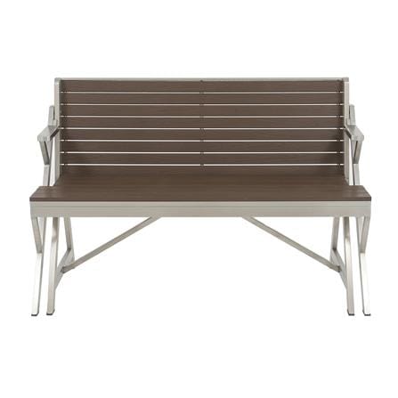 2-IN-1 PICNIC TABLE BENCH SPRING BASTIEN SILVER/BROWN_5