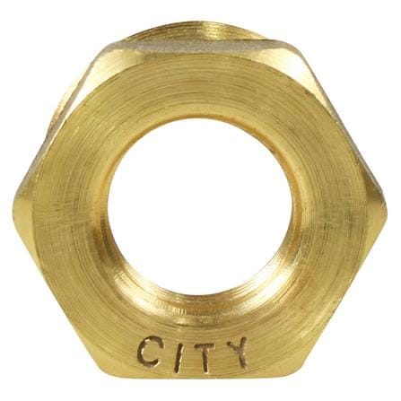 ข้อต่อลดเหลี่ยมทองเหลือง CITY 1X1/2 นิ้ว_2
