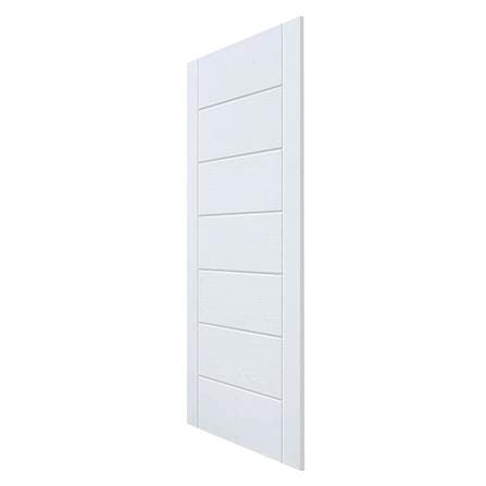 ประตูภายนอก ไฟเบอร์กลาส ECO-DOOR 9P 80X200 ซม. สีขาว_1