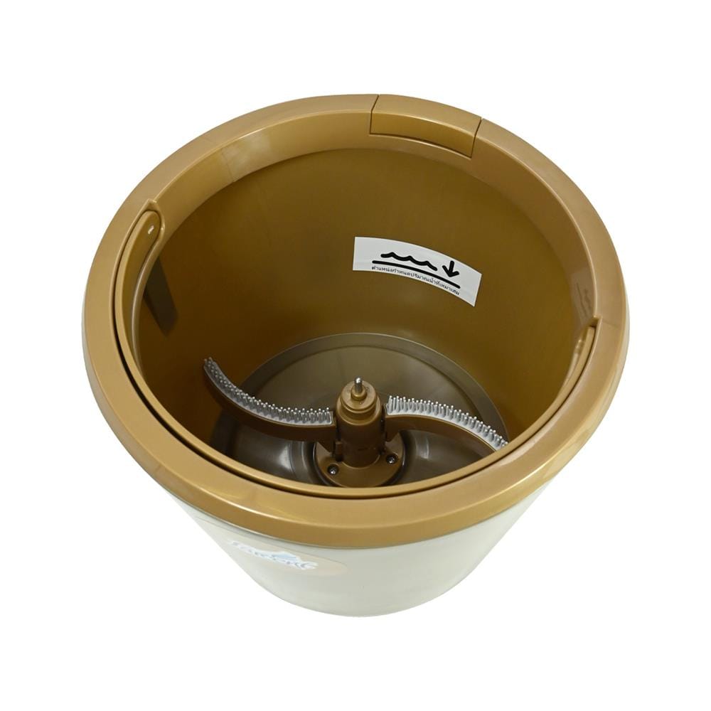 SPIN MOP AND ROUND BUCKET SET FARCENT WW6001 GOLDEN