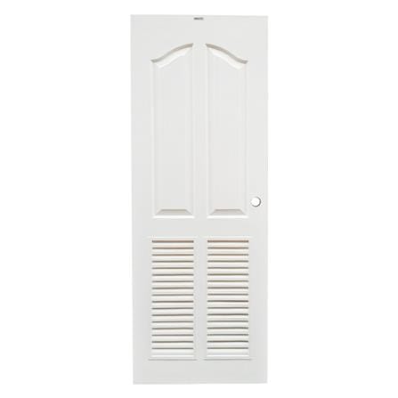 ประตูห้องน้ำ UPVC PARAZZO ML006 S 70X200 ซม. สีขาว เจาะลูกบิด