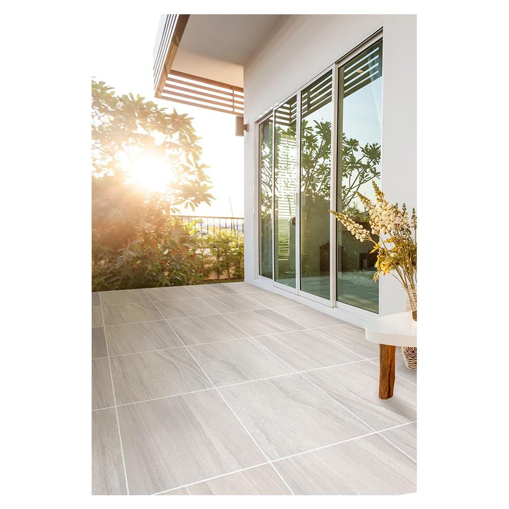 กระเบื้องพื้นพอร์ซเลน 60x60 ซม. CERGRES อูซี่ เทา A 1.44M2