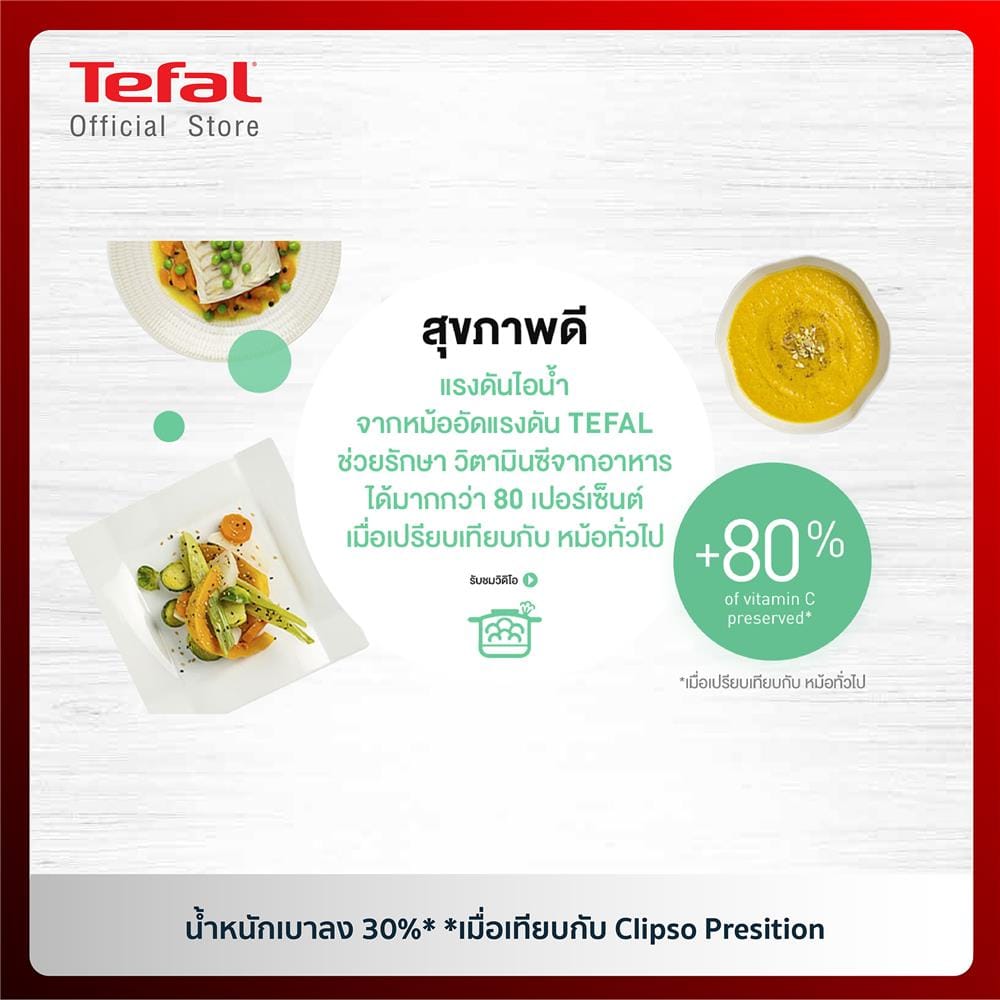 PRESSURE COOKER TEFAL MINUT PERFECT 7.5L