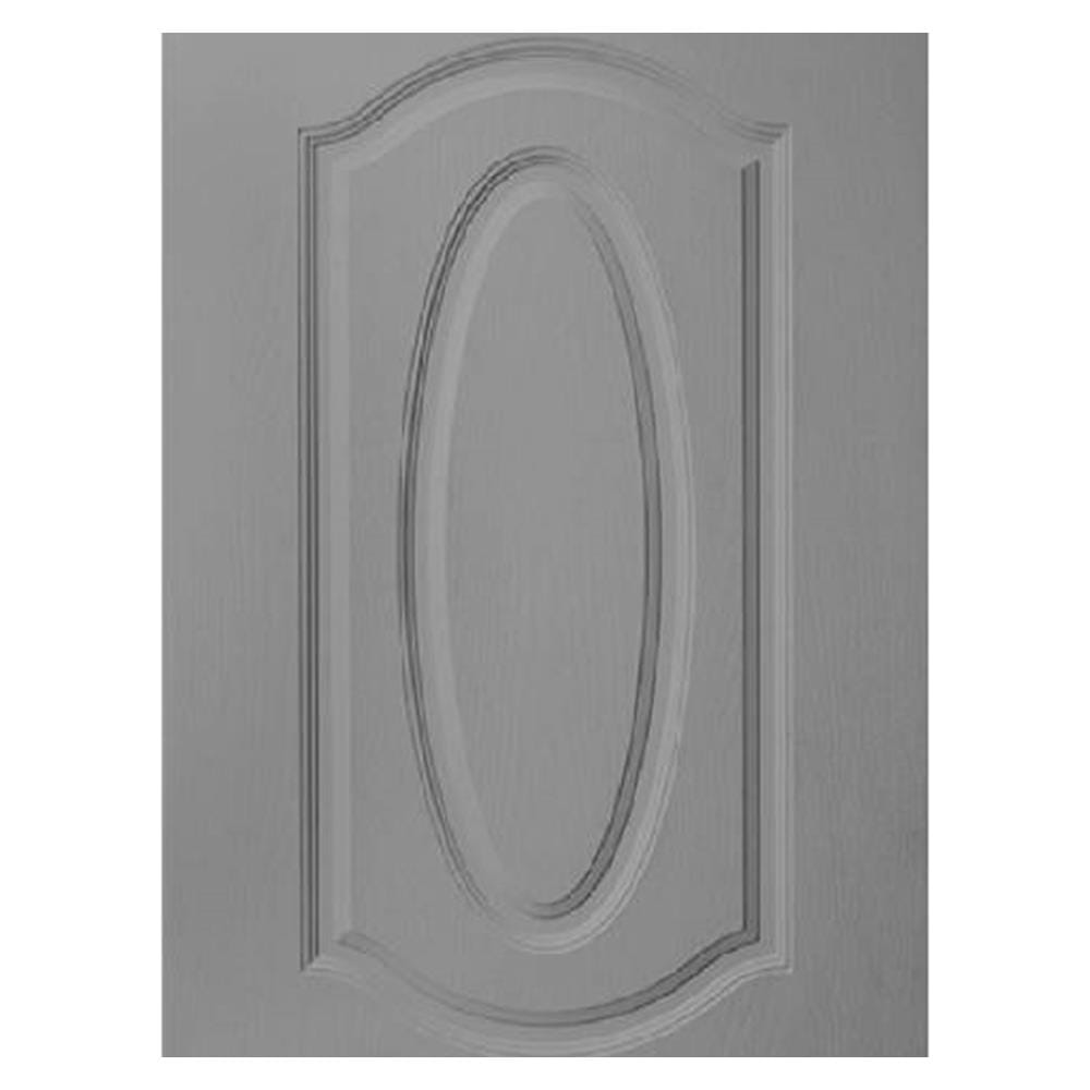 ประตูภายนอก UPVC AZLE MR002 80X200 ซม. สีเทา เจาะลูกบิด