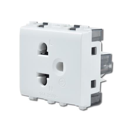 เต้ารับเดี่ยว 3 ขา มีม่านนิรภัย SCHNEIDER 3426UESTM สีขาว_1