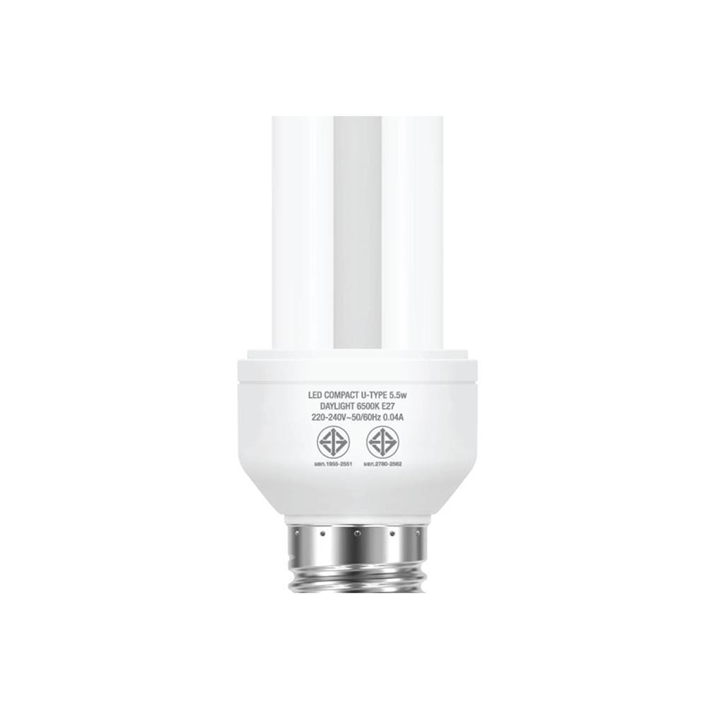 หลอด LED LAMPTAN COMPACT U-TYPE 5.5 วัตต์ DAYLIGHT E27