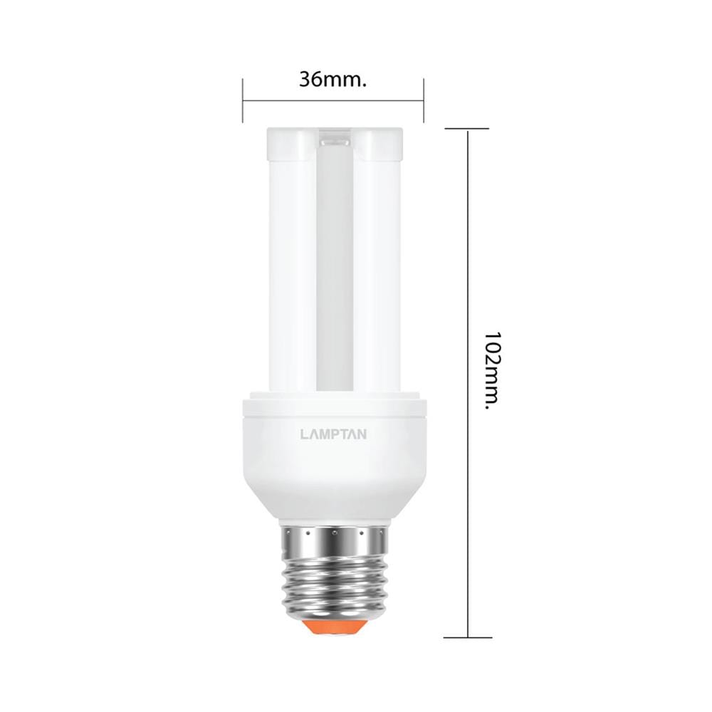 หลอด LED LAMPTAN COMPACT U-TYPE 5.5 วัตต์ DAYLIGHT E27