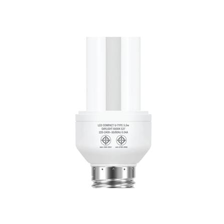 หลอด LED LAMPTAN COMPACT U-TYPE 5.5 วัตต์ DAYLIGHT E27_4