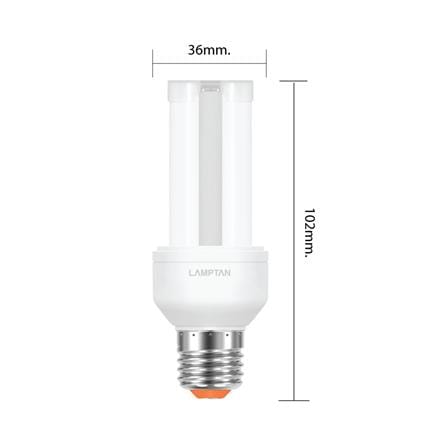หลอด LED LAMPTAN COMPACT U-TYPE 5.5 วัตต์ DAYLIGHT E27_3