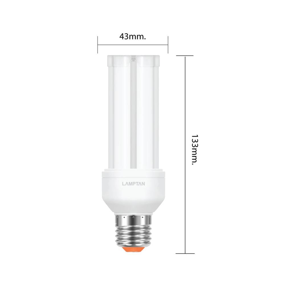 หลอด LED LAMPTAN COMPACT U-Type 12.5 วัตต์ WARM WHITE E27
