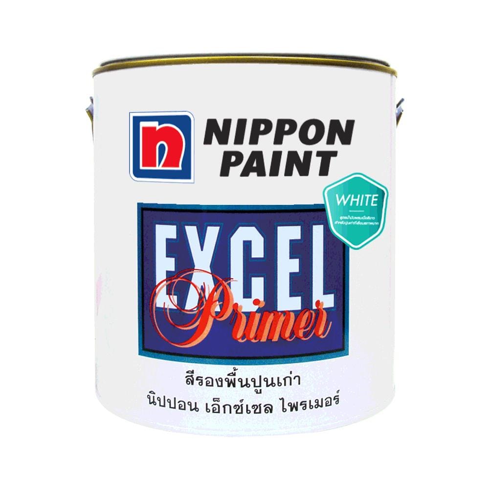 สีรองพื้นปูนเก่า EXCEL PRIMER  WHITE 5GL