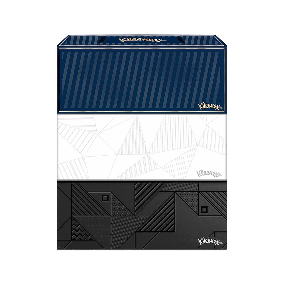 กระดาษเช็ดหน้า KLEENEX BE U 135 แผ่น แพ็ค3